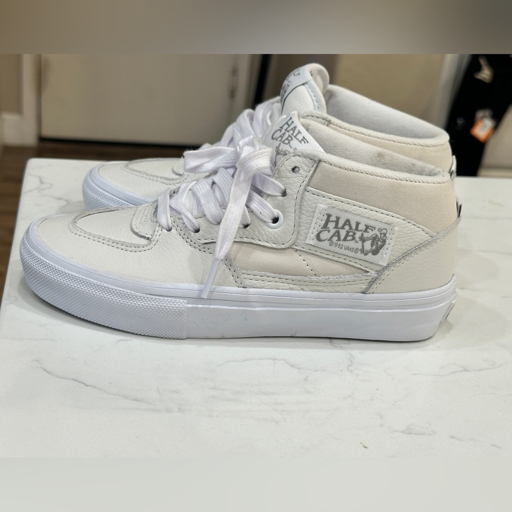 Vans Half Cab White